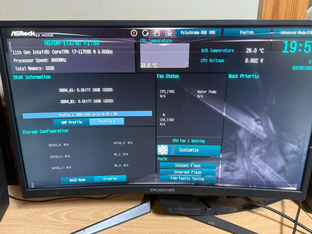 감성 케이스 a급 게이밍 컴퓨터 I7 11700k + EVGA 3070 FTW2 + 32기가 + NZXT h1 v2--2