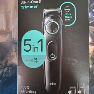 미사용 브라운 트리머 올인원 AIO3450 택포 29000 판매합니다.