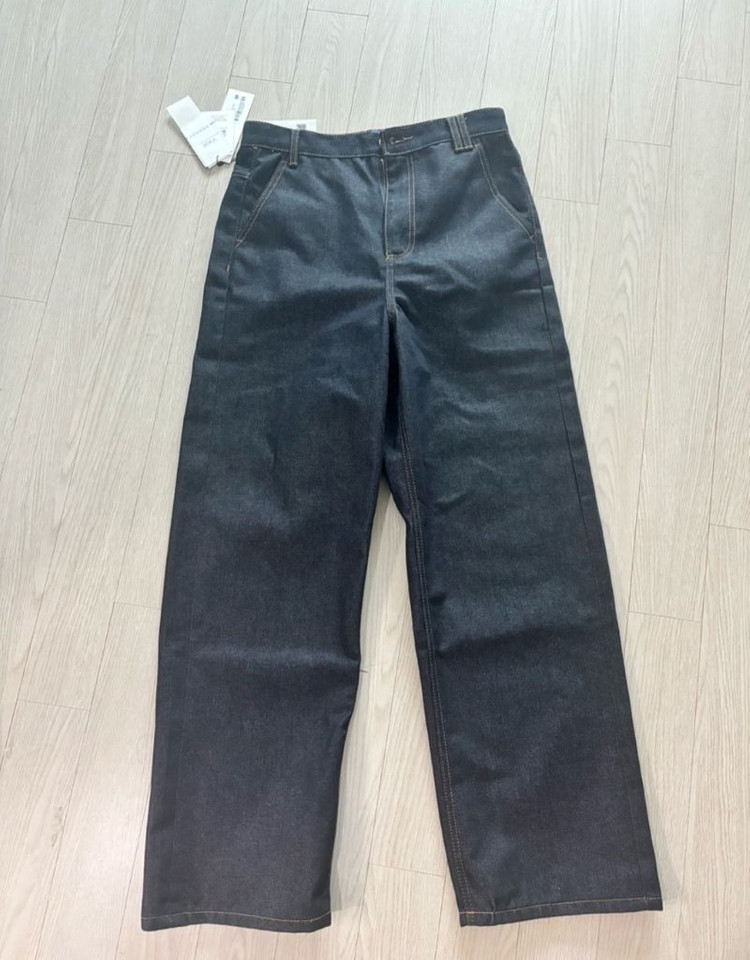 마지막 가격 내림 새상품 )무신사 [패션 플레닛X데케트] Relaxed 와이드데님--3