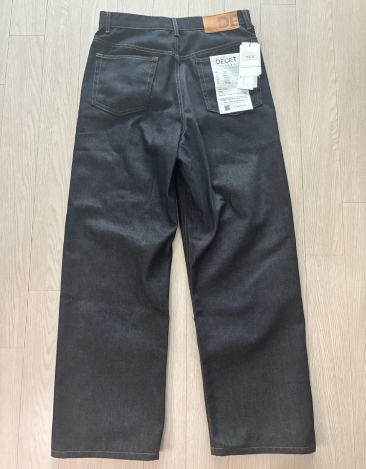 마지막 가격 내림 새상품 )무신사 [패션 플레닛X데케트] Relaxed 와이드데님--4