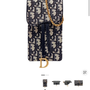 디올 오블리크 새들 폰홀더백 미니 크로스백 이미지