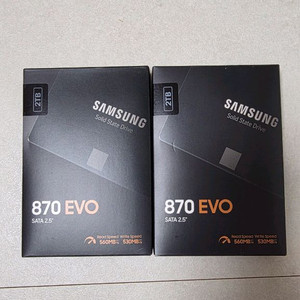 삼성 870 EVO SSD 2TB 새제품