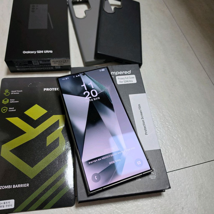 갤럭시 s24 울트라 512 티타늄 블랙 팝니다.--5