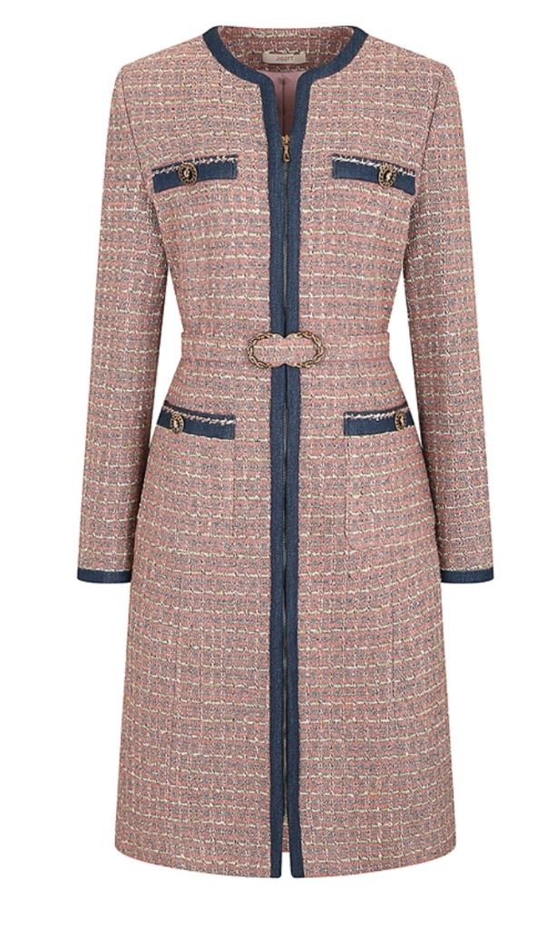 (새상품) 지고트 트위드 원피스 55 듀엘 모조에스핀 sjsj 보브 지컷 잇미샤 레니본 에고이스트 이미지