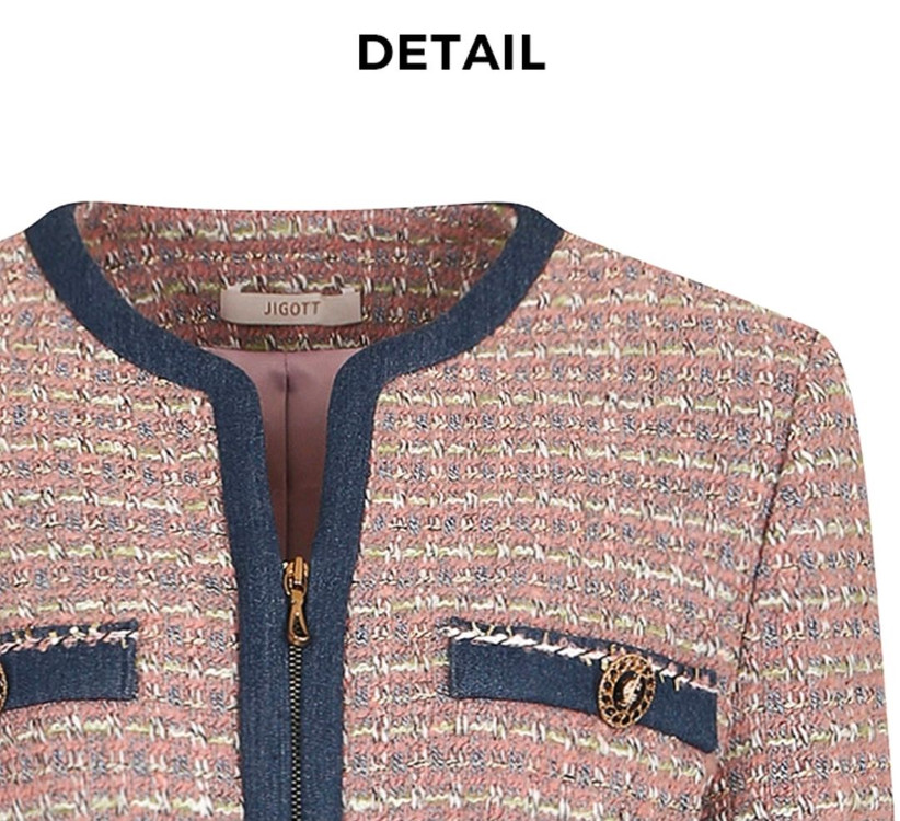 (새상품) 지고트 트위드 원피스 55 듀엘 모조에스핀 sjsj 보브 지컷 잇미샤 레니본 에고이스트 이미지