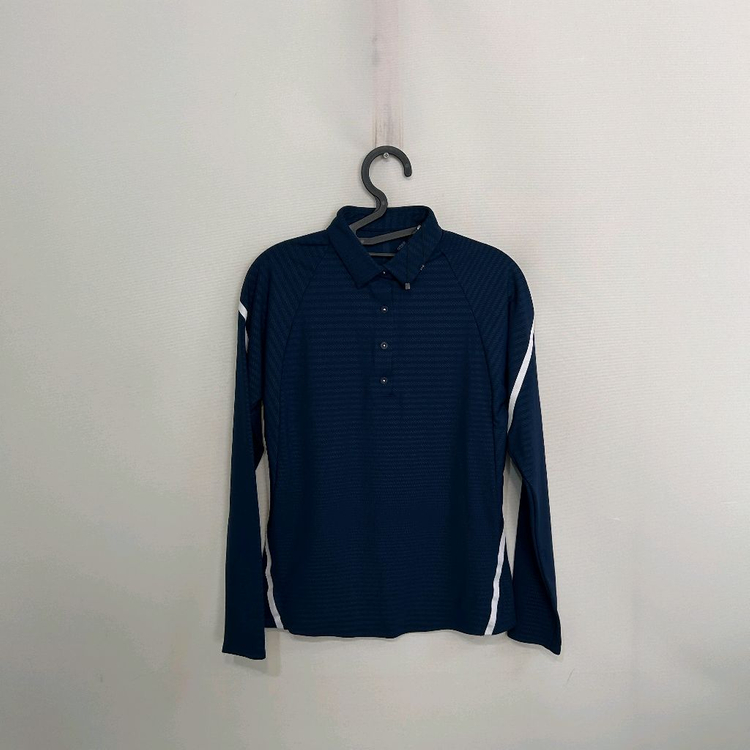 아디다스 여성 티셔츠 긴팔 카라티 미착용품 이미지