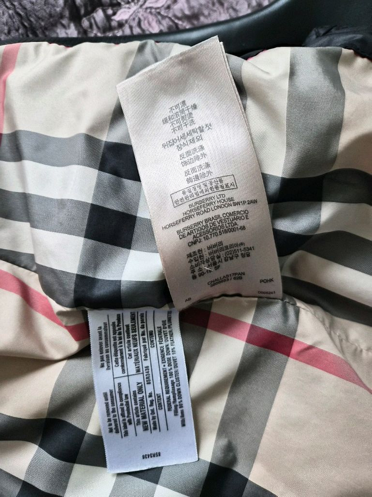 정품 BURBERRY 버버리 롱 패딩 이미지