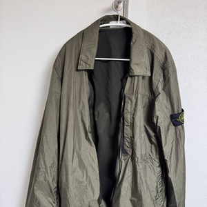 스톤아일랜드 와펜패치 크링클랩스 오버셔츠 자켓