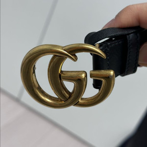 구찌 마몬트 가죽벨트 정품 90-36