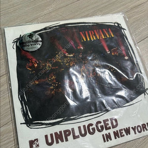너바나 (Nirvana) - MTV Unplugged Lp 미개봉