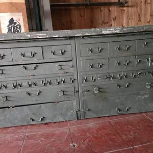 미군 군용 철제 공구함 서랍식 작업대 4미터