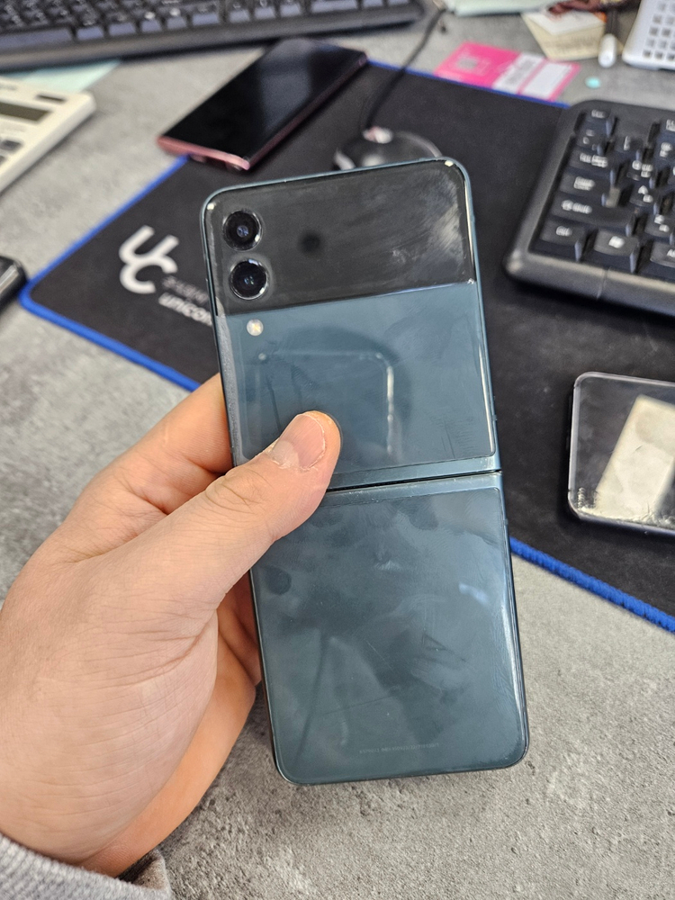 S급 실사진 삼성 갤럭시Z플립3 공기계 정품 중고폰--1