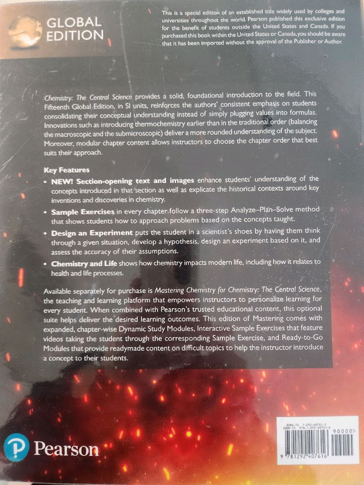 미개봉새책)일반화학 15판 글로벌 에디션 이미지