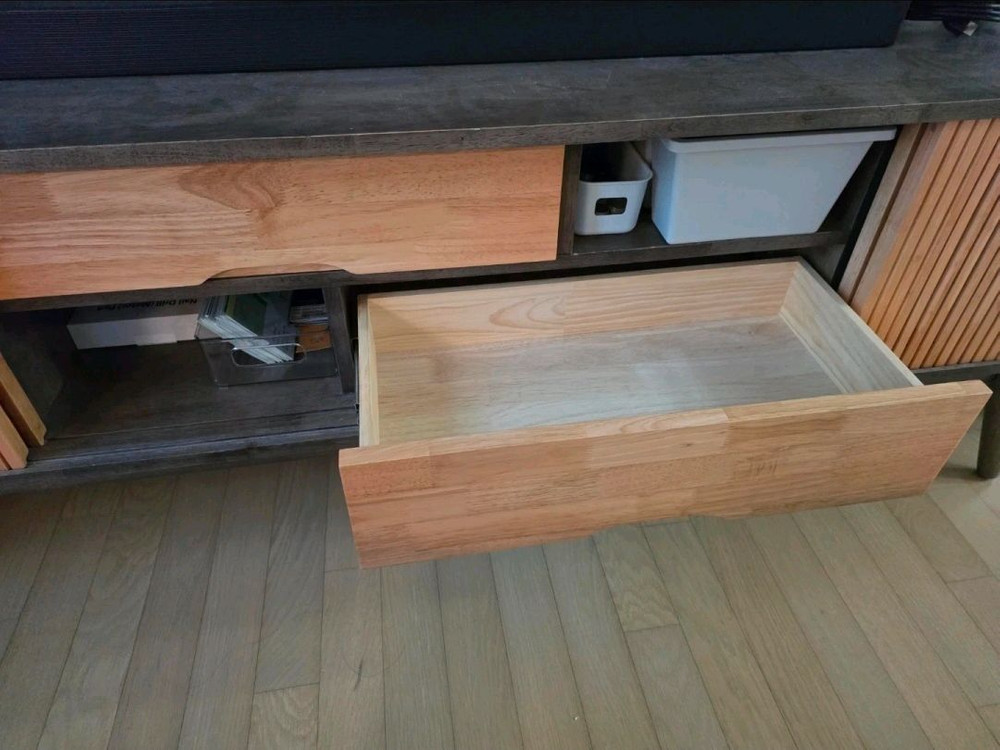 원목 TV장 수납장 잉글랜더--1