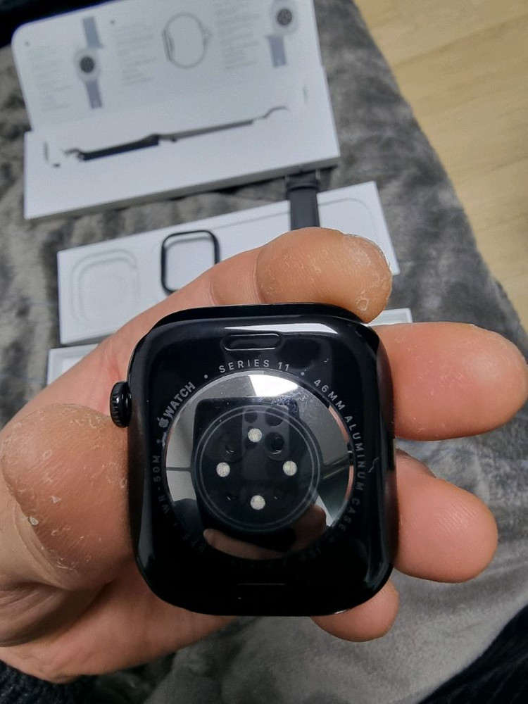 애플워치11 46mm 제트블랙 신품급 급처--1