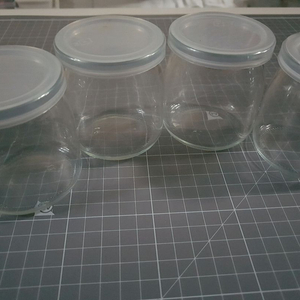 유리병 푸딩컵200ml 4개