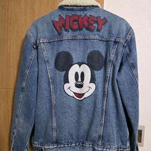 리바이스 양털 미키 에디션 데님자켓 이미지