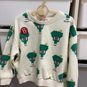 베베드피노 브로콜리 맨투맨 상하의 세트 이미지