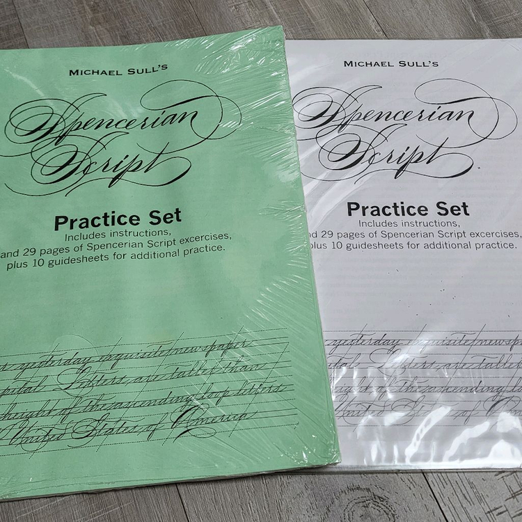 영문캘리그라피 스펜서리안-마이클 설 교재/연습패드--2
