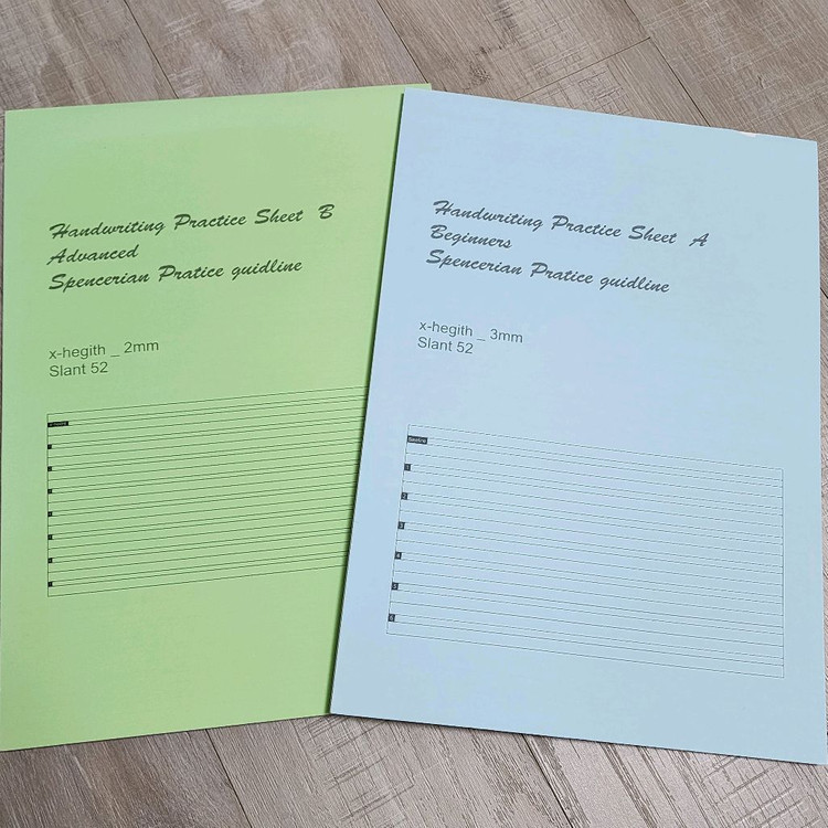 영문캘리그라피 스펜서리안-마이클 설 교재/연습패드--3