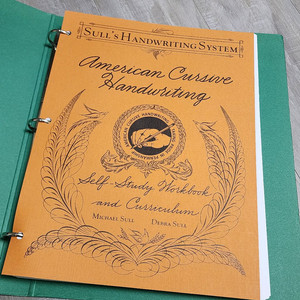 영문 캘리그라피 아메리칸 커시브 교재