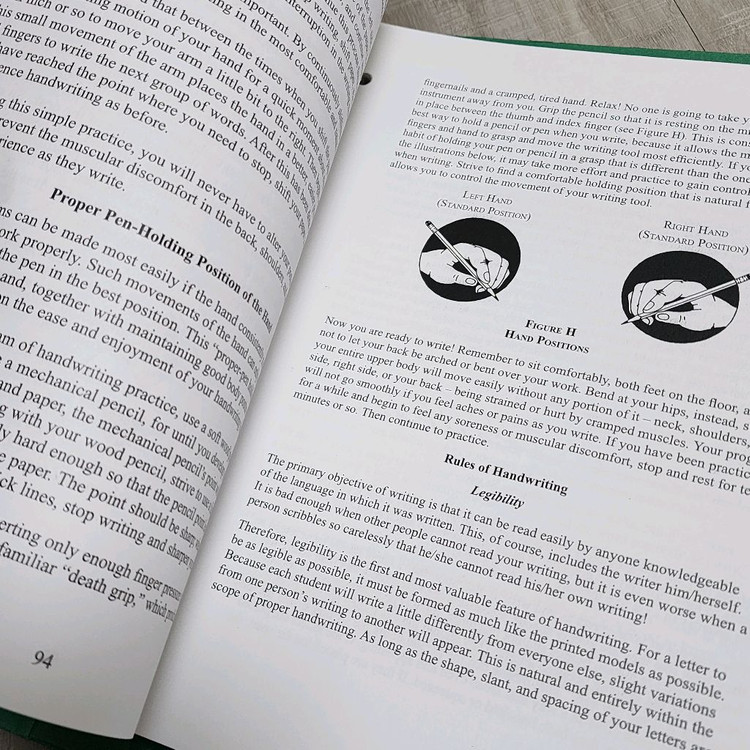 영문 캘리그라피 아메리칸 커시브 교재 이미지