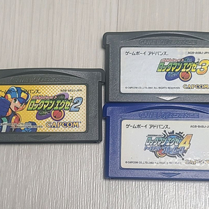 게임보이 어드밴스 GBA 록맨 에그제 2, 3, 4 (일본판) 이미지