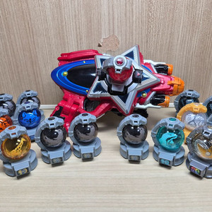 갤럭시포스 갤럭시 블래스터 +식완 스타볼 14개 일괄 팝니다 (파워레인저)