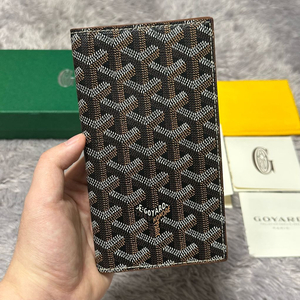 [풀구성] 고야드 생로슈 장지갑 블랙탄