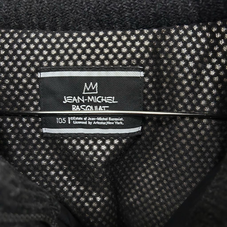 장 미쉘 바스키아 구스다운 퀼팅 니트 경량패딩--2