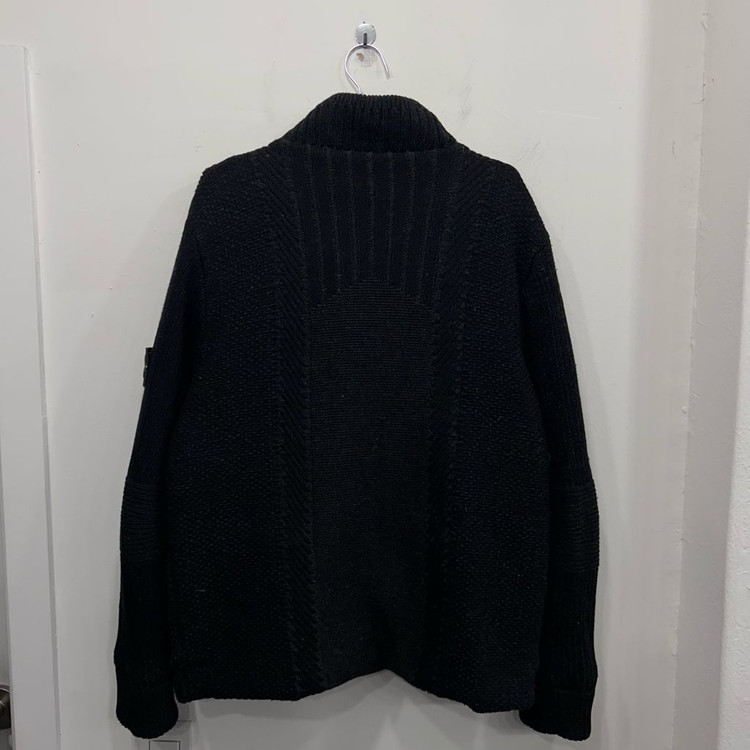 장 미쉘 바스키아 구스다운 퀼팅 니트 경량패딩--4