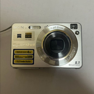 소니 사이버샷 dsc w130 실버 디카 이미지