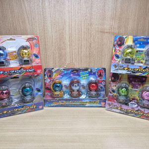 일본판 갤럭시 포스 DX 스타볼 5종(01~04, SP)일괄 팝니다 (파워레인저)