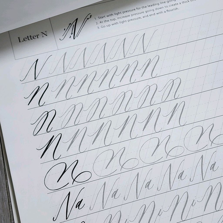 영문 모던캘리그라피 교재--4