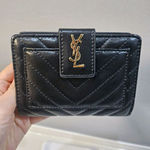 입생st 퀼팅 카드지갑(동전지퍼포함/새상품/더스트구성)