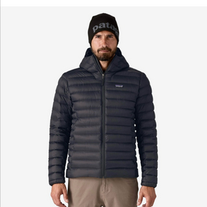 파타고니아 다운스웨터 후디 블랙 M미개봉