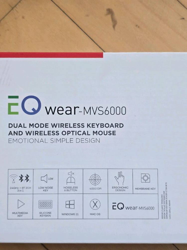 (새제품) [무선 키보드 & 무선 마우스] 세트 (아이리버 정품)--2