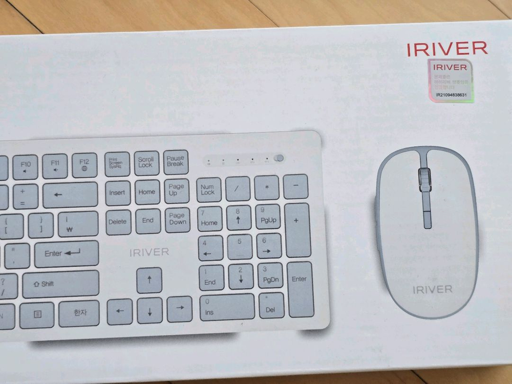 (새제품) [무선 키보드 & 무선 마우스] 세트 (아이리버 정품)--3