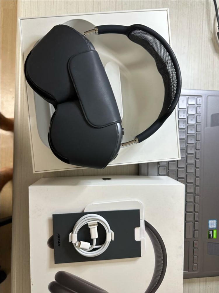 에어팟맥스 스페이스그레이 크림구매--1