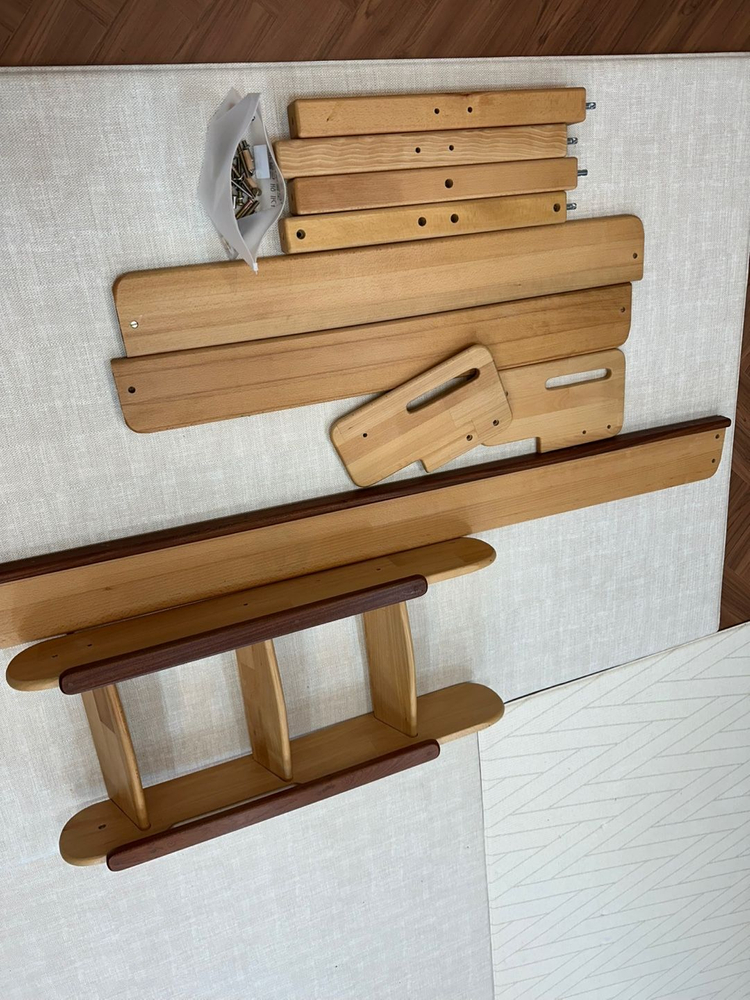 숲소리 우드베어키즈 낮은벙커침대 중간연결대,사다리--2