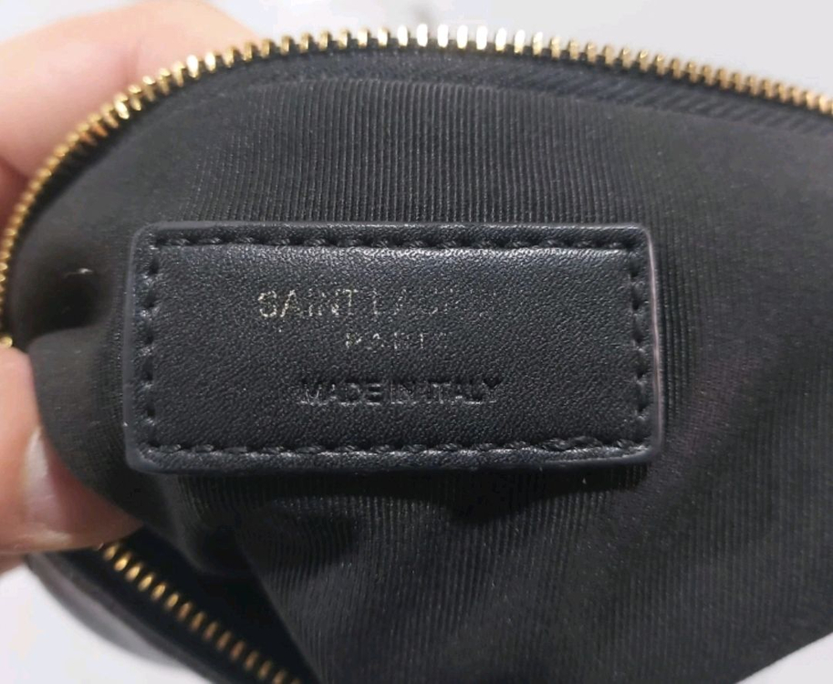 메이드인 이테리 생로랑 블랙 파우치 이미지