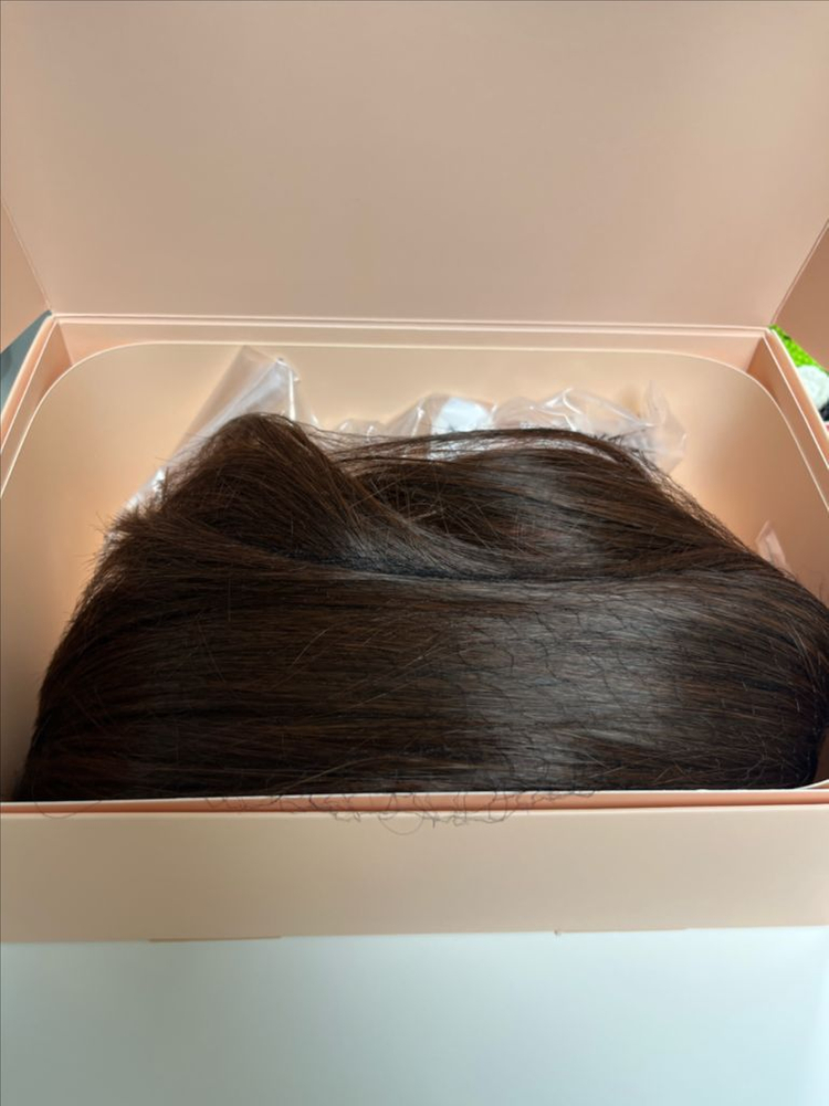 핑크에이지 테슬컷 단발 브라운 가발--3