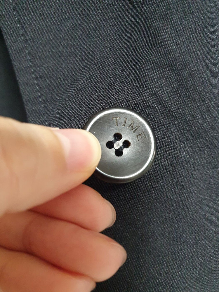 타임 TIME 블랙 맥코트 여성 90 레더스트랩 코트--5