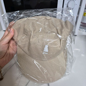 예일 Yale 베이지 볼캡 모자 새상품 이미지