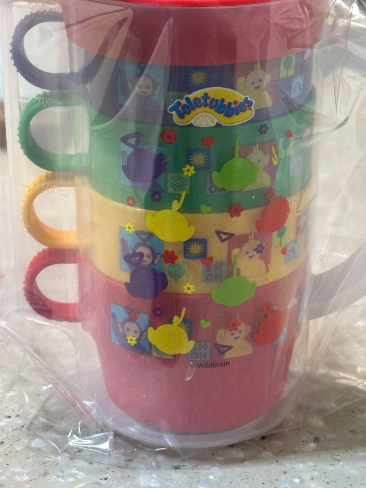 봄피크닉 CU 텔레토비 물병컵 이미지