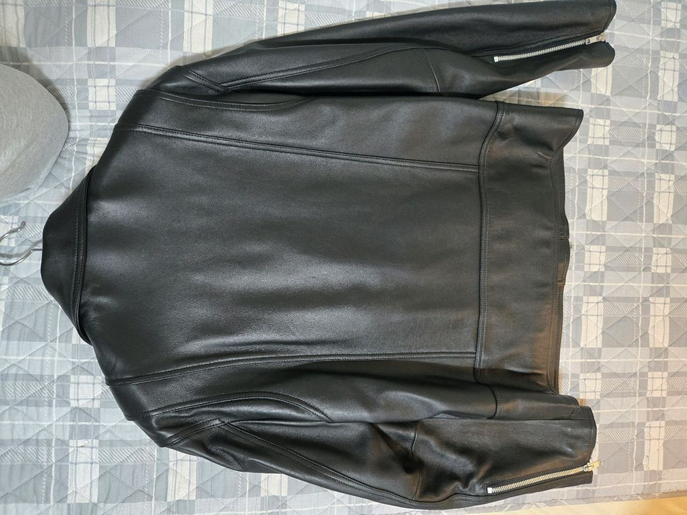 도프제이슨 램스킨 양가죽 라이더 자켓 M 이미지