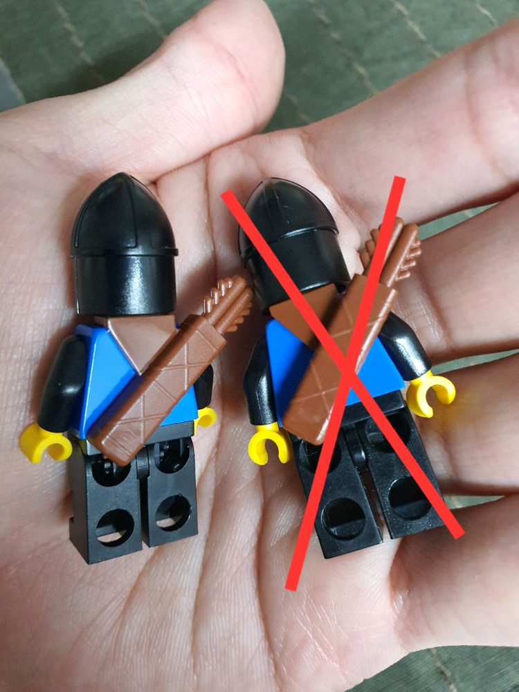 레고 올드 캐슬 팔콘 궁병 도토리 투구 미니피규어--1