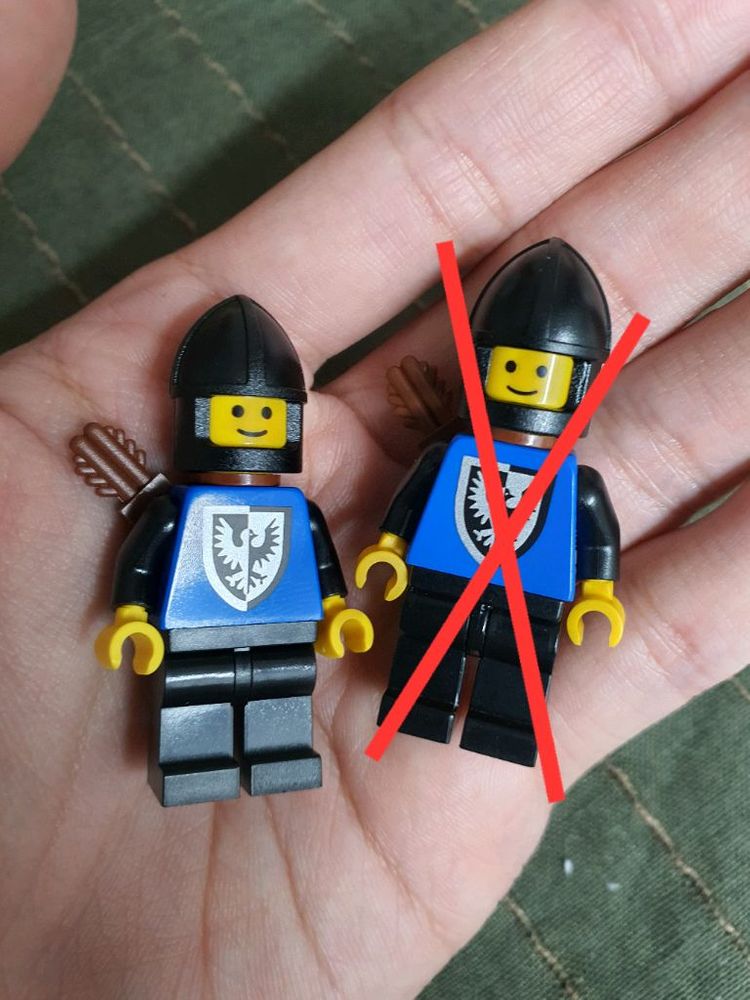 레고 올드 캐슬 팔콘 궁병 도토리 투구 미니피규어--2