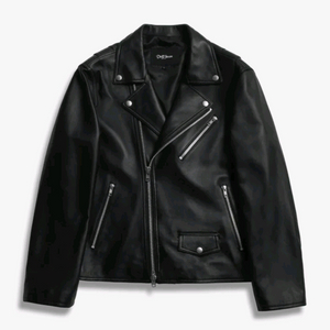 도프제이슨 램스킨 양가죽 라이더 자켓 M 이미지