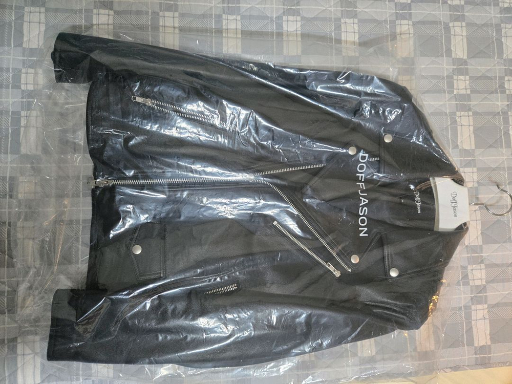 도프제이슨 램스킨 양가죽 라이더 자켓 M 이미지